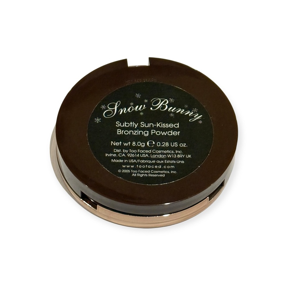 Deadstock: Too Faced 𖠌 Ltd Ed Snow Bunny Bronzer 𖠌 Mirror Finish Compact 𖠌 Full - Picture 9 of 16